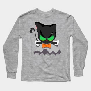 punk cat ghost Long Sleeve T-Shirt